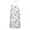 Pioneer Flower Floral-3, variant on Pioneer Flower Floral Print Pattern Apron for Women and Men, Cotton Linen Waterproof with Pockets, Adjustable, 33x27 Inch for Kitchen, Gardening, BBQ, Salon