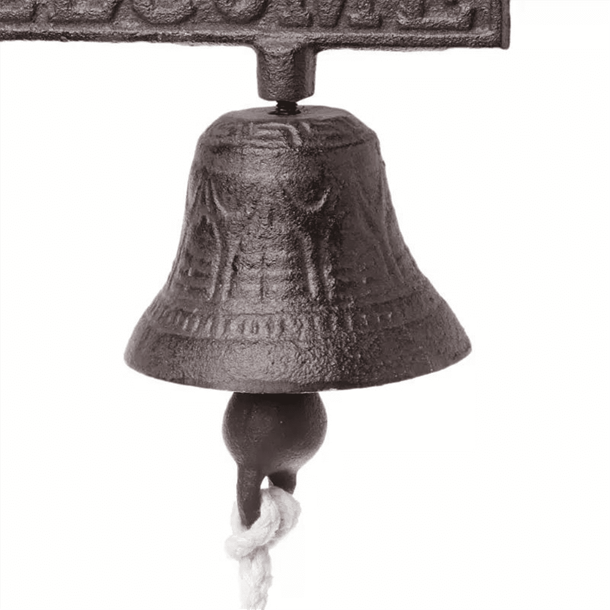 Vintage Garden Antique Doorbell, Vintage Large Cast Iron Wall Mounted Metal Doorbell,Suitable for Farmhou