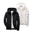 thumbnail image 2 of Kids Boys Girls Hoodie Jacket 2 Pack Hooded Lightweight Windbreaker Jackets Full Zip Outerwear Waterproo𝐟 Uniform Trench Coat, 2 of 8
