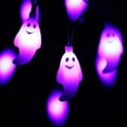 thumbnail image 2 of LINLIN Solar Ghost String Lights, LED Ghost Shape Fairy Light Waterproof Solar Ghost Garden Lights for Halloween Christmas, Garden, Patio, Wedding, Party and Holiday Decorations, 2 of 8