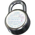 thumbnail image 2 of shiyou-NU-Set Lock | 2-Inch Laminated Steel Combination Padlock | Single Spin Dial Laminated Padlock for Door Security | Home Improvement & Door Hardware (Black), 2 of 4