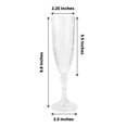 thumbnail image 2 of Balsa Circle 6 Clear 8 oz Crystal Disposable Plastic Party Champagne Flutes Wedding Supplies, 2 of 8