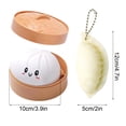 thumbnail image 5 of Giant Dumpling Jelly, Dumpling Stress Ornament Set, Jumbo Dumpling Jelly with Steamer Box, Cute Anxiety Relief Fidget, Soft Squeeze Decompression Dough for Adults, 5 of 9
