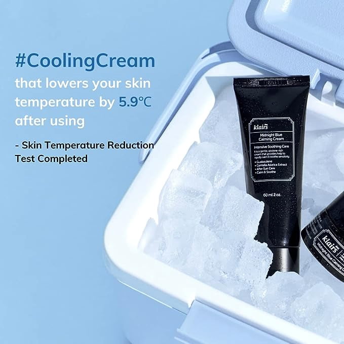 [Dear Klairs] Midnight Blue Calming Cream 2 oz (60 ml) | for oily, troubled and sensitive skin