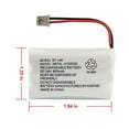 thumbnail image 2 of Kastar 2-Pack Battery Ni-MH 3.6V 800mAh Replacement for Uniden TRU88852 TRU8888 TRU9360 TRU946 TRU9460 TRU9465 TRU9480 TRU9480-2 TRU9480-3 TRU9480-4 TRU9485 TRU9485-2 TRU9485-3 TRU9488 TRU9488-2, 2 of 4