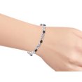 thumbnail image 4 of RYLOS Bracelets for Women 925 Sterling Silver Infinity Tennis Bracelet Gemstone & Diamonds Adjustable to Fit 7"-8" Wrist, 9 Gorgeous 6X4MM Smoky Quartz Jewelry for Women Friendship Bracelets, 4 of 7
