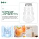 thumbnail image 2 of ColoMX 10 Uds. Botellas de jugo de plástico vacías, botellas de agua reutilizables, contenedores de bebidas con forma del árbol de Navidad, 2 of 8