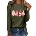 thumbnail image 1 of Chemises de la Saint-Valentin pour Femmes Cœur d'Amour Mignon Graphique Chandails en Molleton de la Saint-Valentin Manches Longues Col Rond Hauts de Vacances Mode Féminine Imprimé Gnome de la Saint-Valentin Col Rond Manches Longues T-Shirt, 1 of 3
