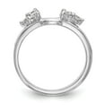 thumbnail image 2 of 14K White Gold Ring Band Wedding Diamond, Lab Grown Round, Size 7, 2 of 7