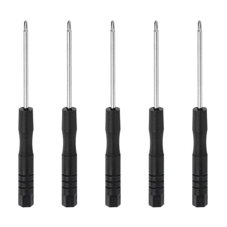 

Uxcell Mini Phillips Screwdriver 1.5mm Cross Head for Watch Eyeglasses Metal Buckle Electronics Repair 5 Pack