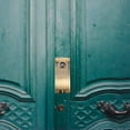 thumbnail image 4 of OULII Unique Door Knocker Zinc Alloy Golden Homeowners 1Pcs, 4 of 5