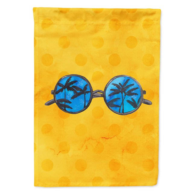 "Treasures BB8177GF Sunes Yellow Polkadot Garden Flag, tamaño, multicolor" Caroline's Treasures BB8177GF