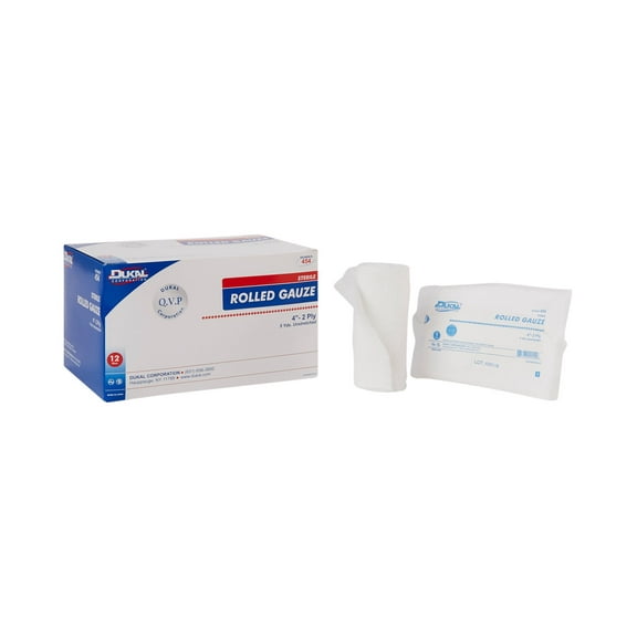 Dukal White Conforming Bandage Sterile 4" x 5 Yd 454 96 per Case