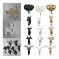 thumbnail image 5 of Gancho de pared con forma de animal Sincero gancho para llave de animal Resina caballo negro 70g, 5 of 5