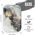 thumbnail image 2 of Serving Trays with Handles, 14.5 x 9.8 inch Rectangular Plastic Tray for Restaurant, Kitchen, Tropical Leaf Pattern Monstera in The Style, 2 of 6