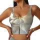 thumbnail image 1 of Balery Elegant Ivory Flower Sujetadores deportivos con espalda cruzada para mujer, acolchados, sin costuras, de alto impacto, ideales para yoga, gimnasio, entrenamiento y fitness.-, 1 of 8