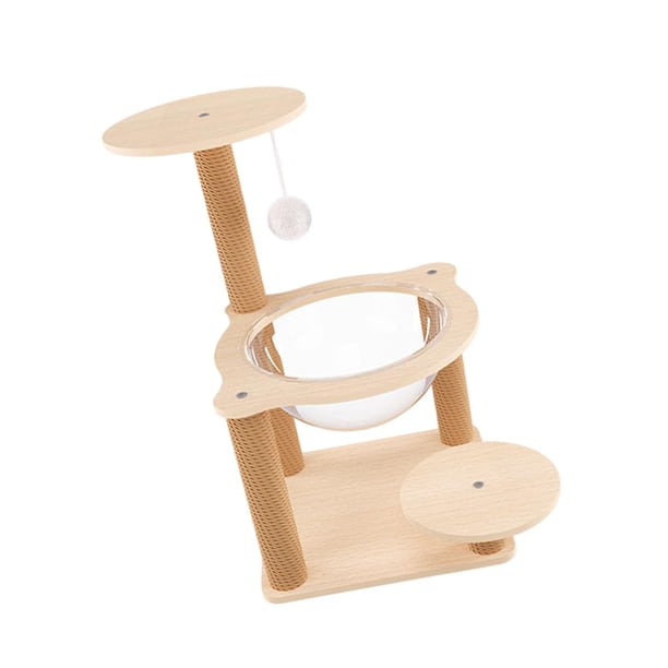 Torre trepadora para gatos, resistente al desgaste, centro de actividades, suministros para gatos, cama para gatos, nido para gatos, conejitos, 38x63cm