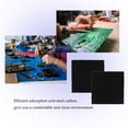 thumbnail image 2 of 8 Pack 5 1/8" x 5 1/8" x 3/8” Carbon Filters Solder Extractor Filter Replacement Compatible with Hakko/Xytronic/Aoyue Smoke Absorber, 2 of 3
