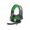 thumbnail image 3 of IQ Sound Pro-Wired Gaming Headset with Lights - Green, 3 of 5