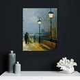 thumbnail image 4 of Nawypu Belvedere Overlooking Montmartre Van Gogh Classic Art Reproduction Canvas Painting Scenery Street Li Home Decor Poster Wall Art Hanging Picture Print Decorative Painting Posters 16x20 inch, 4 of 4