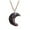 Natural, variant on Weloille Long Life Lock Necklace Fashionable Moonlight Natural Stone Necklace