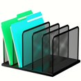thumbnail image 1 of Organizador de archivos de escritorio Kuntine.B, 5 secciones, malla vertical, acero, 1 of 7