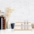 thumbnail image 3 of EeaseCA 1 Pc Clear Acrylic and Wooden Display Rack Durable Display Stand for Organizer, 3 of 6