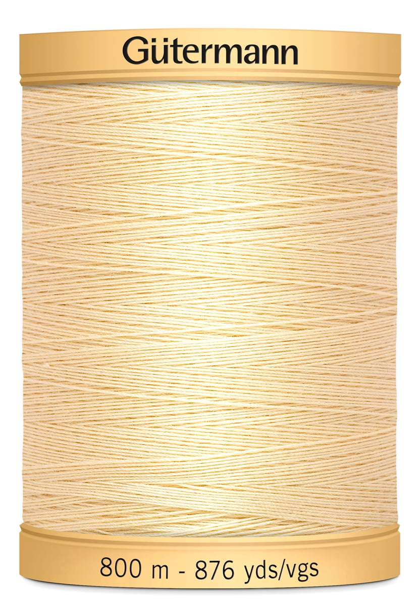Gutermann 876 Yd Natural Cotton Thread-Cream
