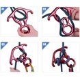 thumbnail image 5 of 50KN Climbing Figure 8 Descender Rescue Belay Device Stops descender and carabiner descender, 5 of 5