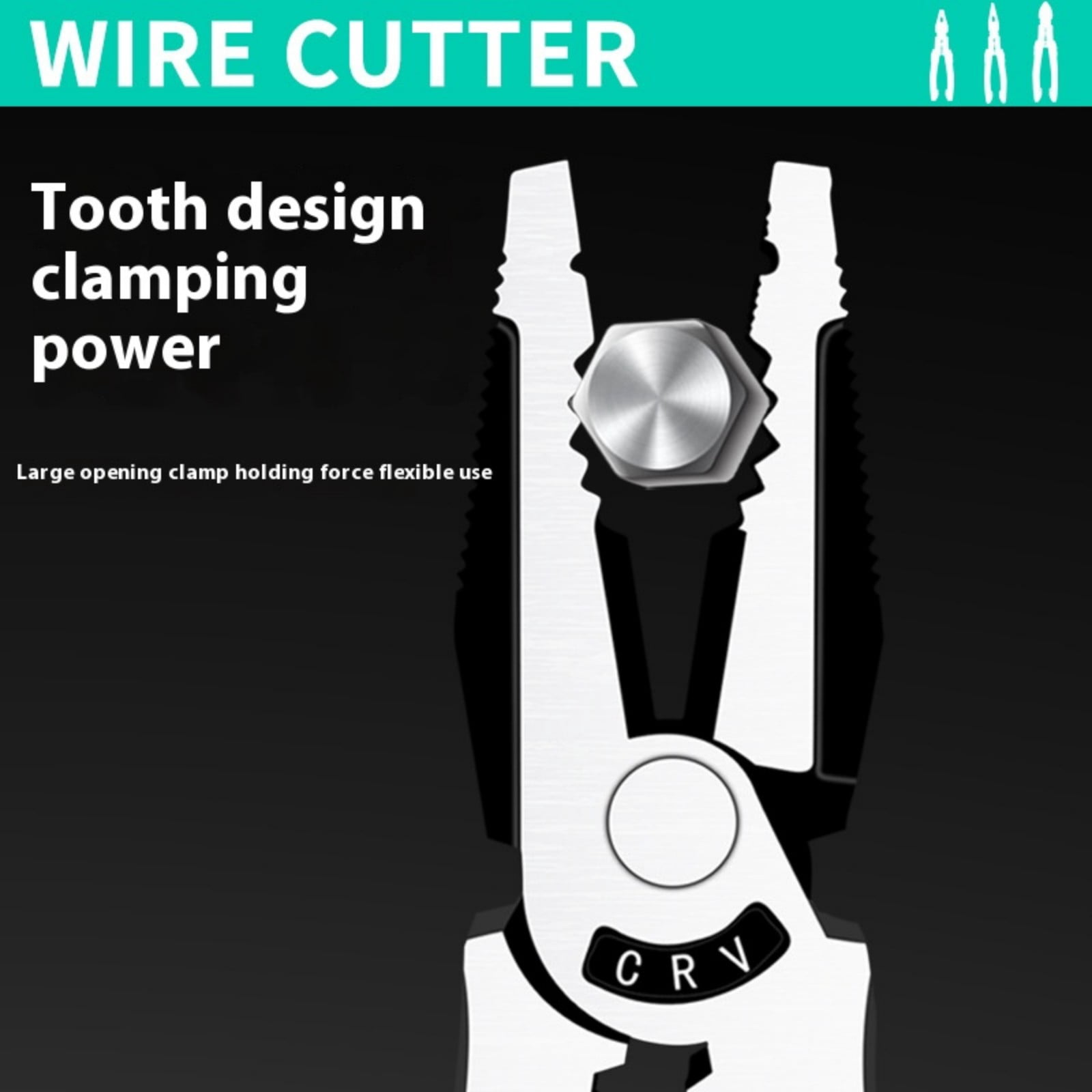 9 in 1 Wire Stripper Multifunctional Pliers Wire Crimper Cutting Crimping Deburring Tool for Electrician