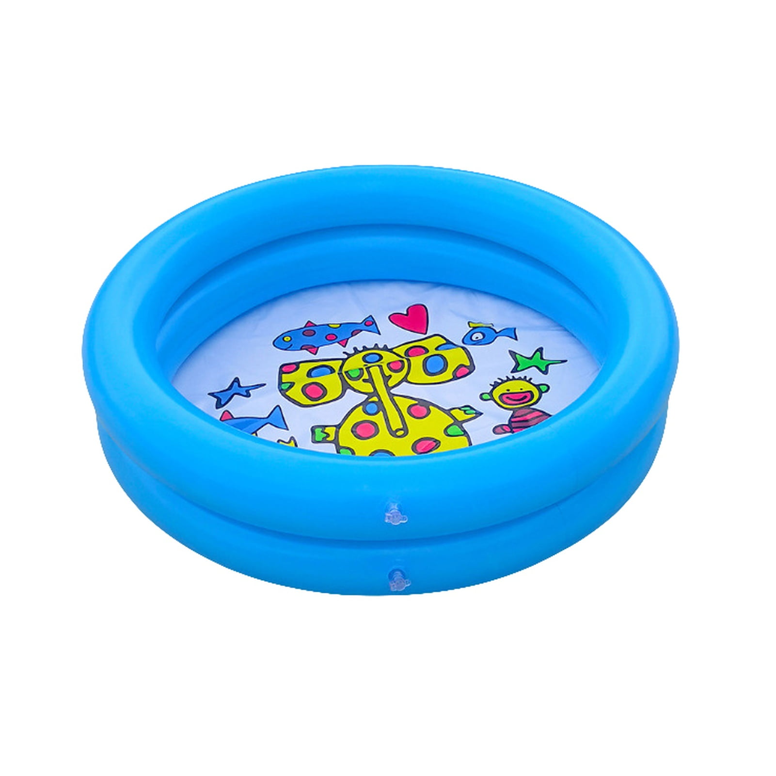 Verdraaiing vijandigheid slaaf ZYmall Inflatable Pool Thicken Blow Up PVC Round Swimming Pool for Kids  Baby Toddler - Walmart.com