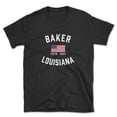 thumbnail image 1 of Baker Louisiana Patriot Men's Cotton T-Shirt, 1 of 1