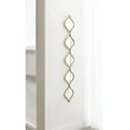 thumbnail image 3 of Kate and Laurel Loxi Slim Teardrop Panel Wall Mirror, 7 x 42, Gold, Glam Tall Teardrop Mirror Wall Decor for Use as Skinny Entryway Mirror or Decorative Bedroom Mirror, 3 of 9