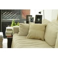 thumbnail image 3 of Natural Torino Quattro Neutral Cowhide Pillow | 2-Pack | 18"x18", 3 of 3