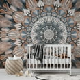 thumbnail image 3 of Tiptophomedecor Peel and Stick Zen Wallpaper Wall Mural - Geometric Mandala - Removable Wall Decals, 3 of 7