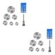 thumbnail image 4 of Eigraketly 7pcs High Speed Steel Saw Disc Accessories Drills Tools Sturdy Discs Slicing Saws Circular Mandrels Metalworking Slicers Tool Negro 2Conjunto, 4 of 6