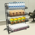 thumbnail image 2 of 4 Tiers Retail Display Rack Snack Organizer Shelf,Portable Candy Organizer Counter Groceries Display Rack Supermarket Store Display Rack, 2 of 15