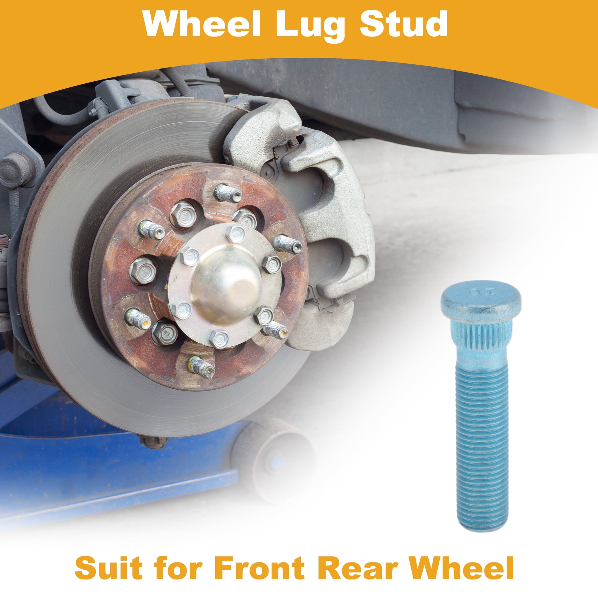 Unique Bargains M14x1.5 Wheel Lug Stud for Dodge 1500 2011-2025 Front Rear Bolt Set