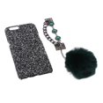 thumbnail image 2 of Cubierta de la caja del teléfono de cristal Bling Glitter Bling Back Phone Hard Muñequera Y De cabellero Para OPPO R11PLUS Magideal Cubierta de la caja del teléfono de cristal Bling, 2 of 6