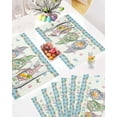 thumbnail image 5 of Easter Placemats Set of 4, Cute Gnome with Easter Eggs Placemat for Dining Table Decorations, Buffalo Check Blue White Place Mats, Spring Table Mats for Kitchen Dinner Seasonal Holiday Party Decor, 5 of 6