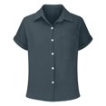thumbnail image 6 of shoper T-Shirts for Girls Crew Neck Short Sleeve Casual Daily Back To School Shirt School Clothes for Girls, 6 of 6