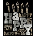 thumbnail image 2 of Longfellow Designs 26x30 Black Ornate Wood Framed with Double Matting Museum Art Print Titled - Happy Birthday, 2 of 4