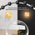 thumbnail image 4 of Yayeee LED Night Lights with Motion Detectors Auto Dusk to Dawn Light Sensors, 2 Pack, White Flowers, 4 of 7
