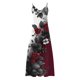 thumbnail image 4 of TaTaai Womens Fashion Printed Round Neck Sleeveless Dress Ankle Length Soft Comfortable Breathable Fabric Casual Daily Date Party Spring Wear Gift, 4 of 5