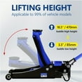 thumbnail image 4 of Hydraulic Low Profile And Steel Racing Floor Jack 3 Ton (6600 Lb) Capacity, With Dual Piston Quick Lift Pump, Blue Lifting Range ,Robust Construction, 4 of 7
