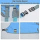 thumbnail image 3 of Asiento de seguridad para trona con correas para los hombros Cinturón de seguridad para trona portátil (azul) (hy), 3 of 4