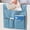 Sky Blue, variant on Sofa Armrest Canvas Organizer Bag, Recliner Couch Chair Arm Remote Holder Pouch, Storage Pockets Caddy for Cellphone Tablet Book Magazines Drinks