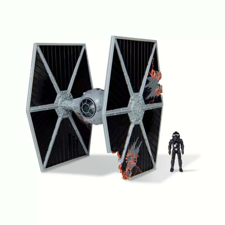 Star Wars Micro Galaxy Squadron Tie Fighter (Battle Damage