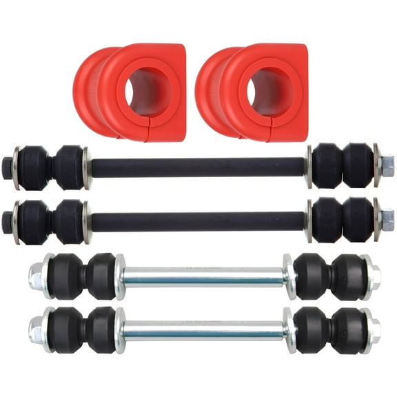 ECCPP - 6PC Sway Bar Bushing Sway Bar End Link - Compatible with 2002-2005 for Ford Explorer 2002-2005 for Mercury Mountaineer - K7275 K80033 K80080 Suspension Kit