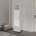 thumbnail image 2 of Newboti Furniture Summit Wardrobe in melamine with mirror,door and open storage 31301, 2 of 9